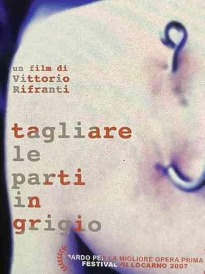 Tagliare le parti in grigio poster