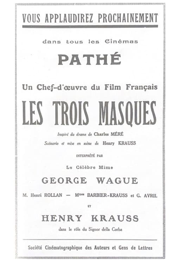 Les Trois masques Poster