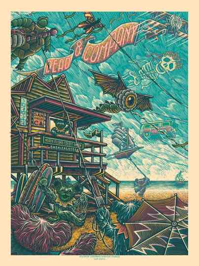 Dead  Company 20211027  North Island Credit Union Amphitheatre  Chula Vista CA Poster