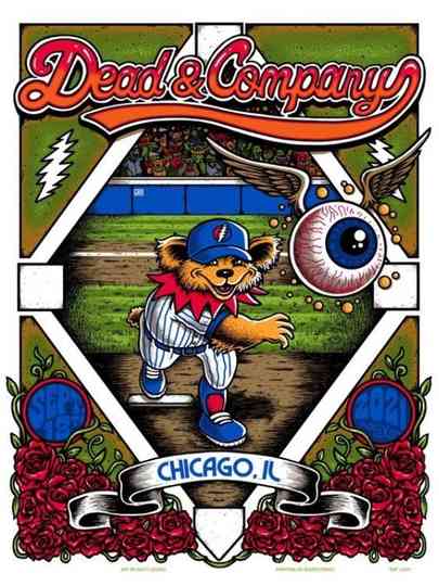 Dead  Company 20210918  Wrigley Field  Chicago IL Poster