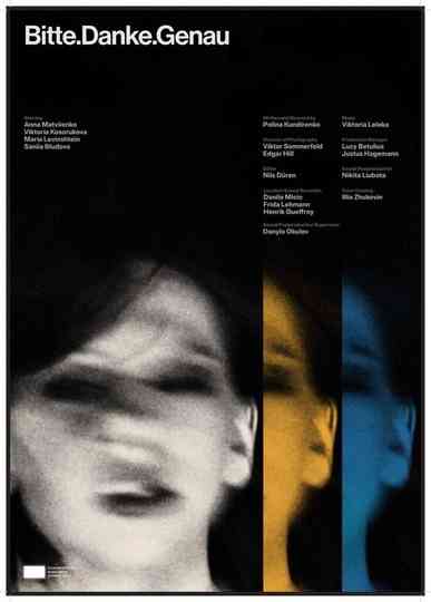 Bitte.Danke.Genau Poster