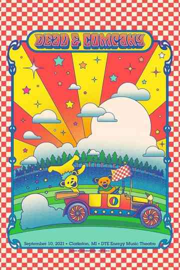 Dead  Company 20210910 DTE Energy Music Theatre Clarkston MI Poster
