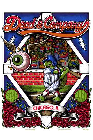 Dead  Company 20210917 Wrigley Field Chicago IL Poster