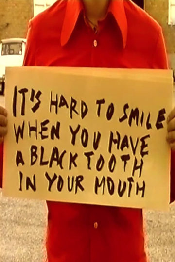 Its Hard to Smile When You Have a Black Tooth in Your Mouth Poster