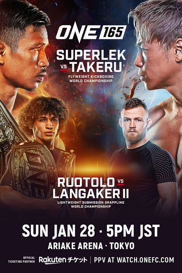 ONE 165 Superlek vs Takeru Poster