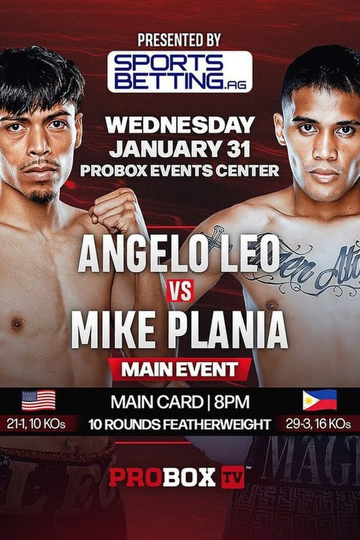 Angelo Leo vs Mike Plania Poster