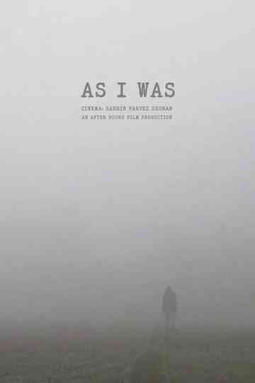 As I Was Poster