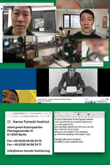 What I Learned at the Harun Farocki Residency Poster