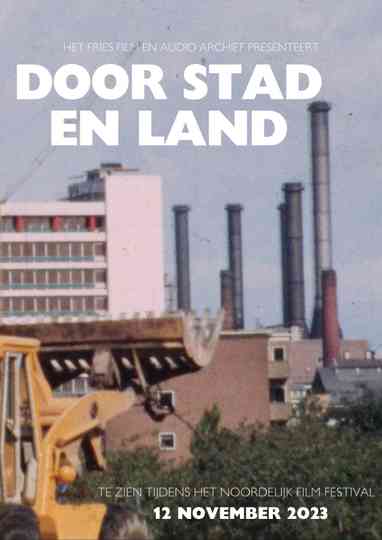 Door stad en land Poster