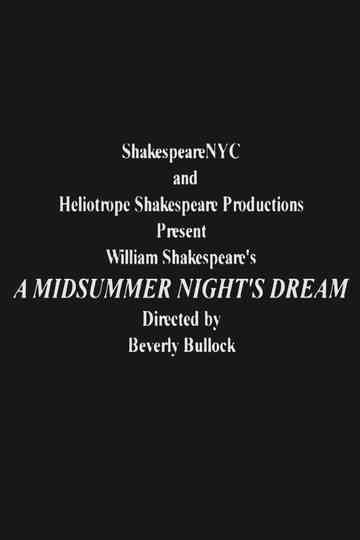 A Midsummer Nights Dream Poster