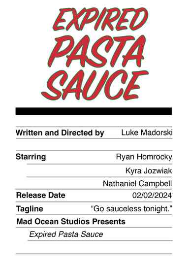 Expired Pasta Sauce Poster
