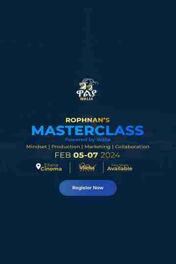 Rohnan Master Class Poster