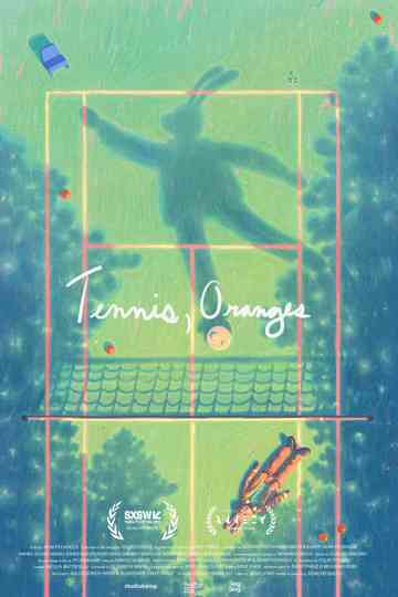 Tennis, Oranges Poster
