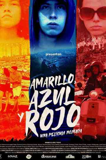 Yellow, Blue and Red Poster