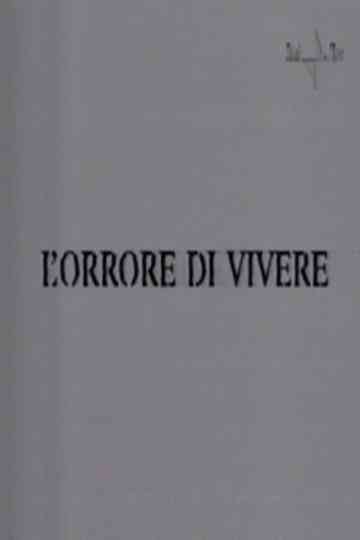 L'orrore di vivere Poster