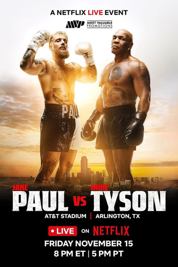 Jake Paul vs. Mike Tyson Poster