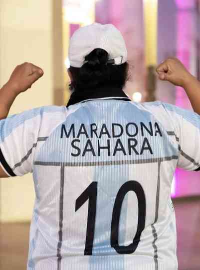 Maradona of the Sahara Poster