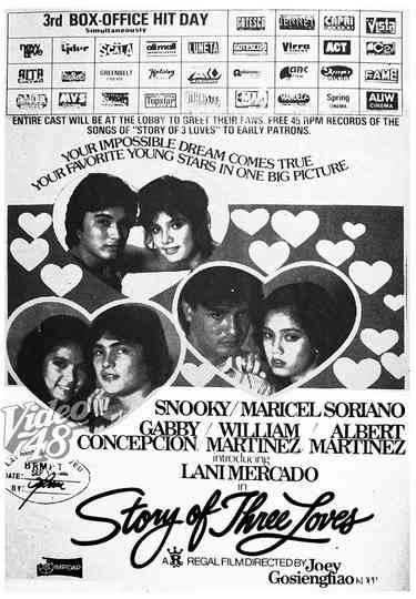 Story of Three Loves Poster