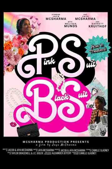 Pink Suit Black Suit Poster