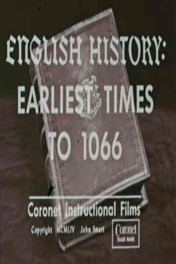 English History: Earliest Times to 1066 Poster