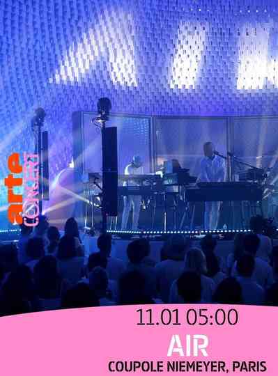Air - Live at la Coupole Oscar Niemeyer (Paris, 2016) Poster