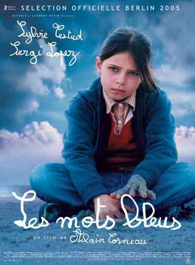 Words in Blue Poster