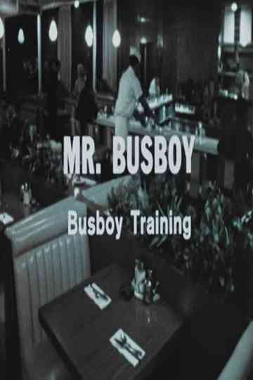 Mr. Busboy: Bus Boy Training Poster