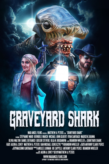 Graveyard Shark Poster