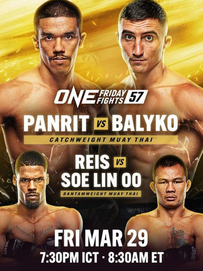 ONE Friday Fights 57: Panrit vs. Balyko Poster