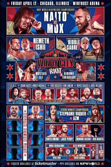 NJPW Windy City Riot Poster