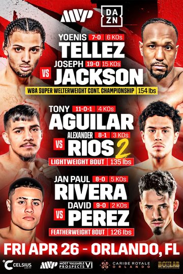 Yoenis Tellez vs. Joseph Jackson Poster