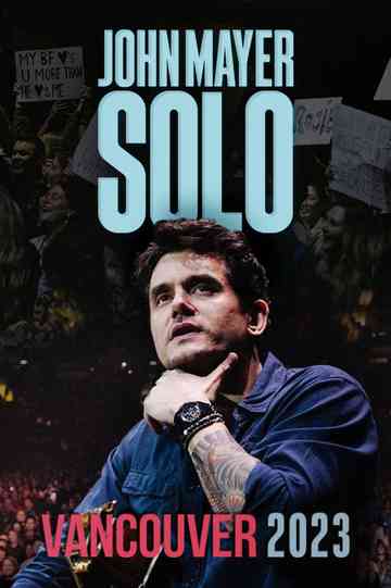 John Mayer SOLO live in Vancouver - 10 April 2023 Poster
