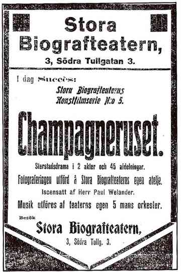 Champagneruset Poster