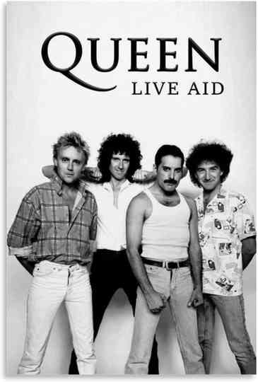 Queen at Live Aid Poster