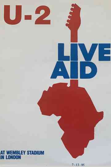 U2 at Live Aid Poster