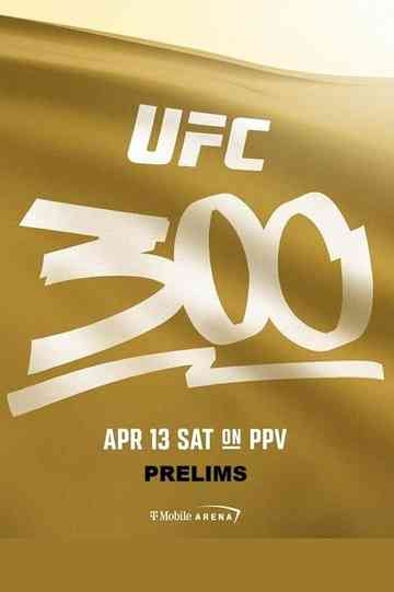 UFC 300 Prelims Poster