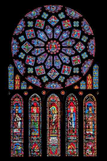 Chartres Cathedral: A Sacred Geometry Poster