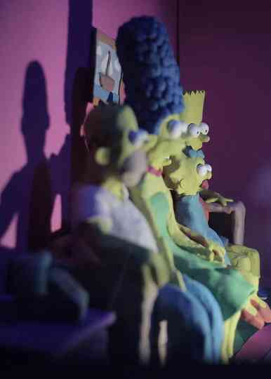 The Simpsons couch gag [YOU'RE NEXT] Poster