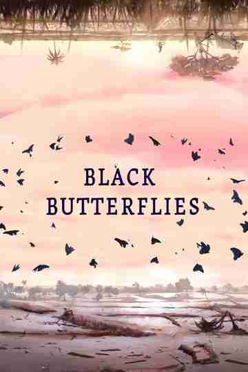 Black Butterflies Poster