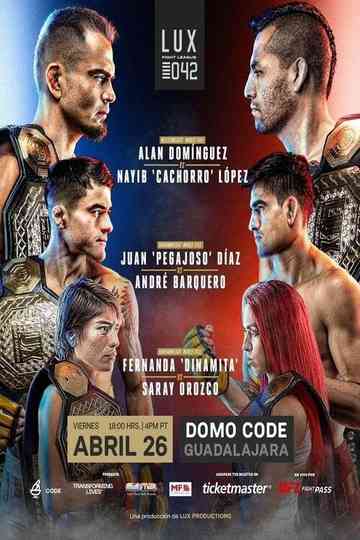 LUX Fight League 042 Poster