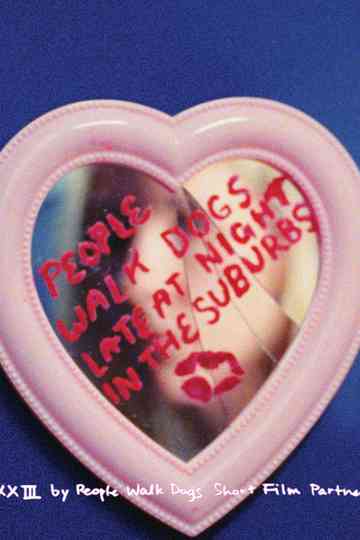 People Walk Dogs Late at Night in the Suburbs Poster