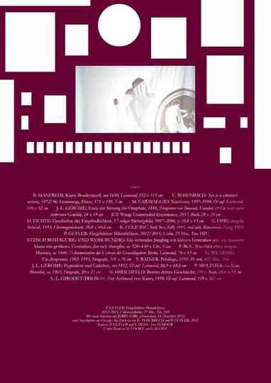 Eingebildete Männlichkeit Poster