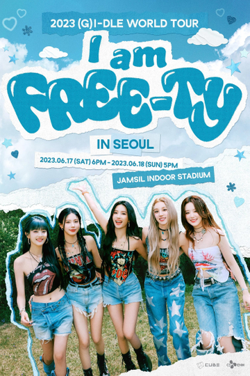 2023 (G)I-DLE World Tour: I am FREE-TY in Seoul Poster