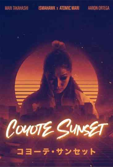 Coyote Sunset Poster