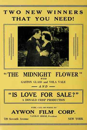 The Midnight Flower Poster