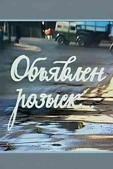 A Search Has Been Announced... Poster