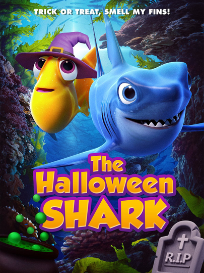 The Halloween Shark Poster