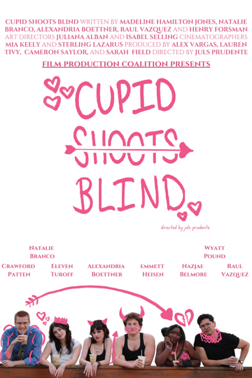 Cupid Shoots Blind Poster