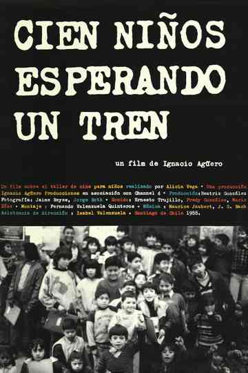 One Hundred Children Waiting for a Train Poster