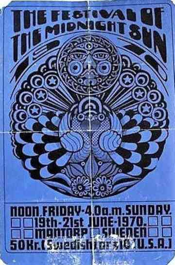 Festival of the Midnight Sun - Mantorp 1970 Poster